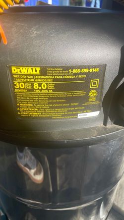 DEWALT 8-Gallon Wet/Dry Vac DXV08SA