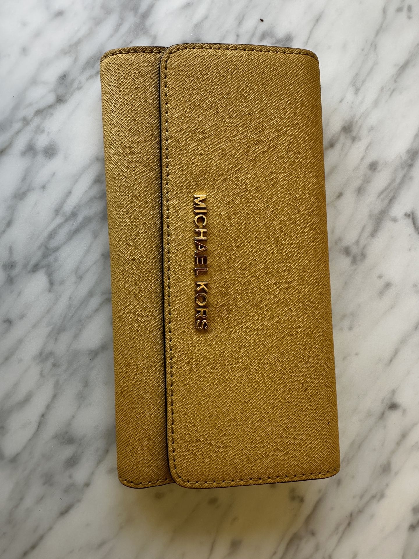 Michael Kors Yellow Wallet