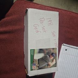 2 Different Golf Card Sets