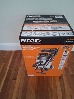 Ridgid 16 gallon stainless steel wwt/dry vac with cart