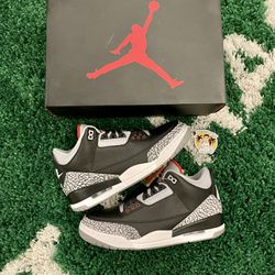 Jordan 3 Retro Black Cement 2018 Size 9.5