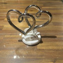 Hearts Wedding cake topper