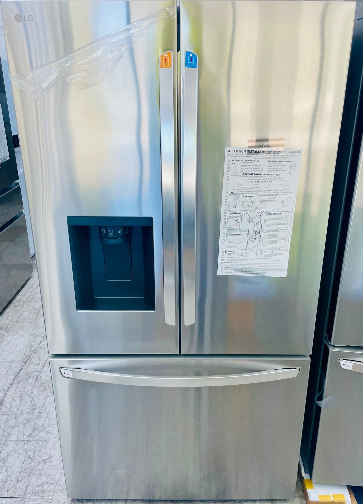 🔥🔥36” LG French Door Refrigerator