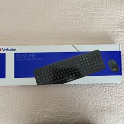 NEW Corded USB Keyboard & Mouse