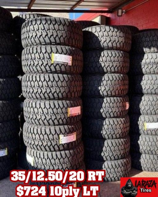 New Tires 35 12 50 20.RT LT $724 ALL 4 10 PLY