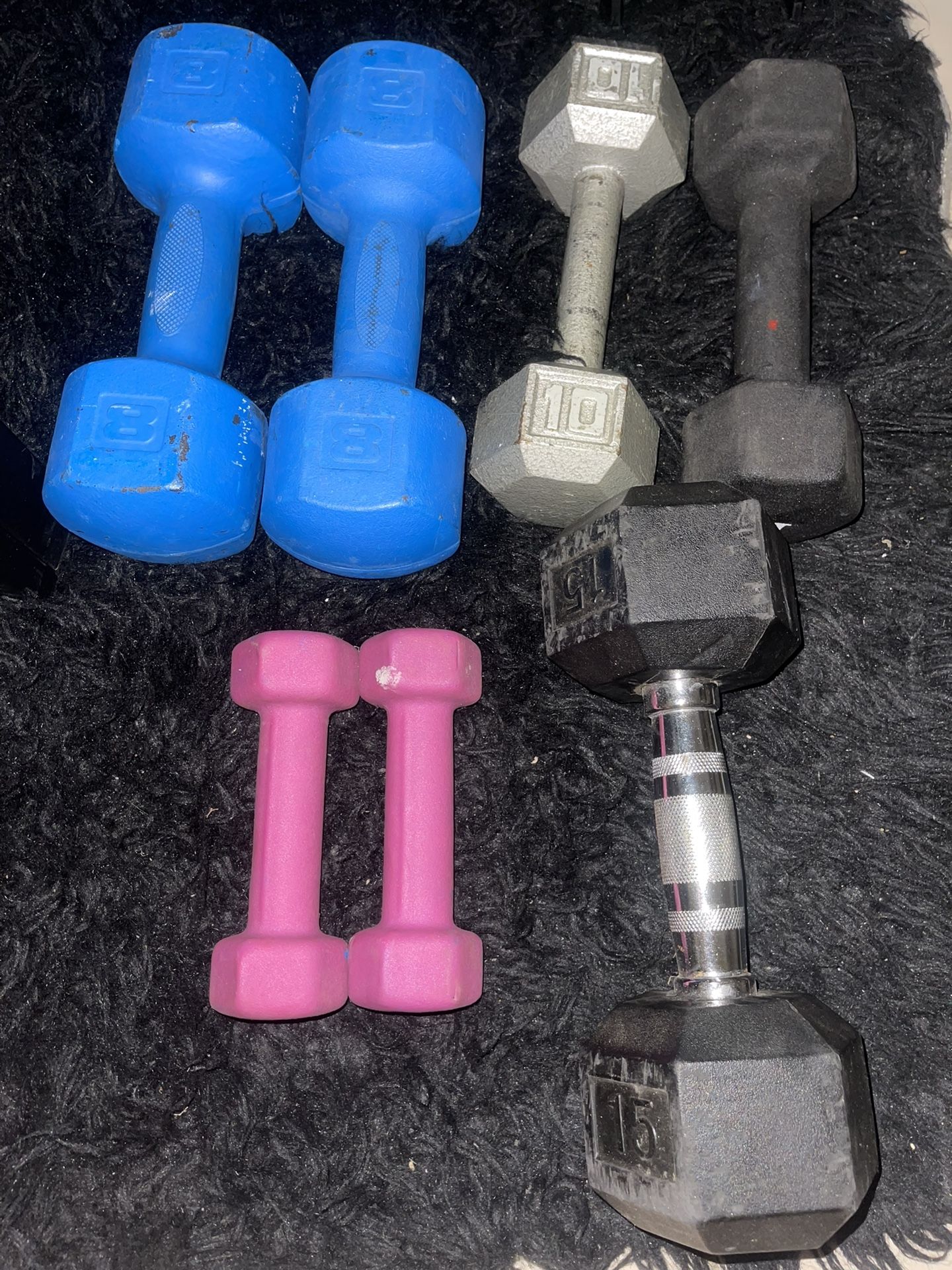 Dumbbells Set (7 dumbbells)