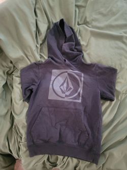 Black Volcom Kid Child Sweater Hoodie Medium