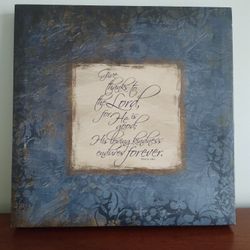 Scripture Picture 12 X 12 