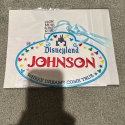 Disney Stroller Sign