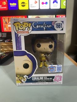 Funko Pop Movies Coraline #1661 With Dowsing Rod  2024 Fall Convention NYCC Exclusive Limited Edition