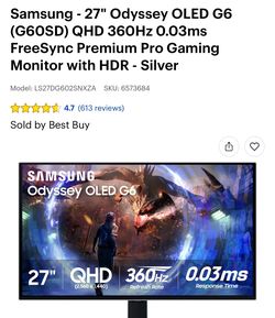 Gaming monitor