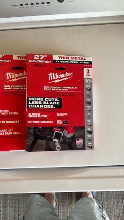 Milwaukee New Bandsaw Blades