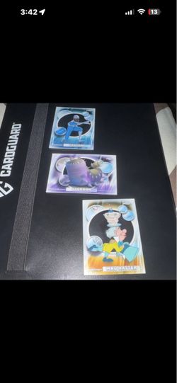 Disney Topps Chrome Trading Cards Lot of 3