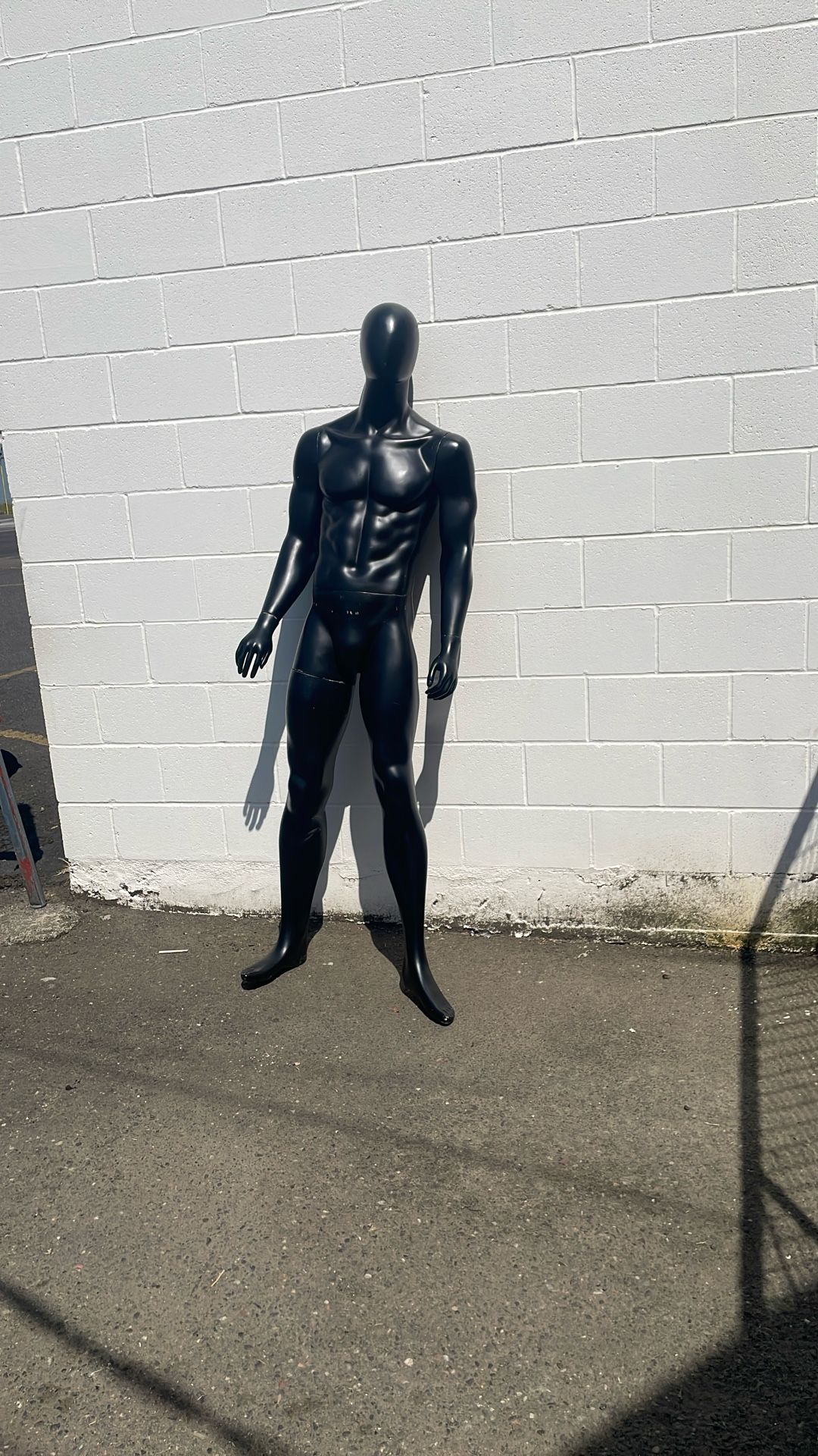 Male Mannequin 6’ Tall, Six Feet Tall