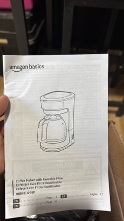 New coffee maker