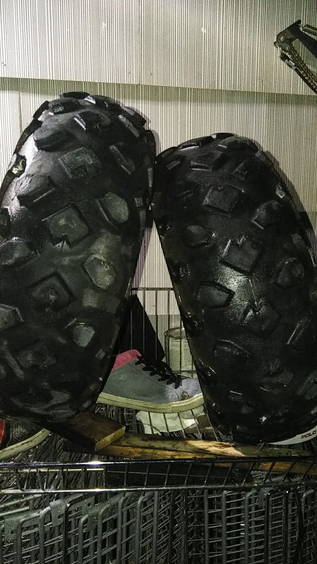 Off road tires 22x8-10 pair