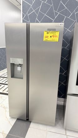 HISENSE SIDE-BY-SIDE STAINLESS STEEL STEEL REFRIGERATOR