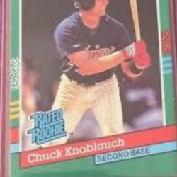 Chuck Knoblauch Baseball Card 