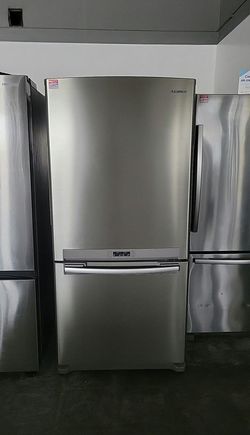 Samsung Bottom Freezer Fridge – Stainless, Twin Cooling