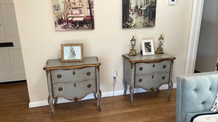 New Antique Reproduction French Blue Dressers