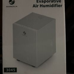 SHARKZILLA Evaporative Humidifiers, 1.3 Gallon, White