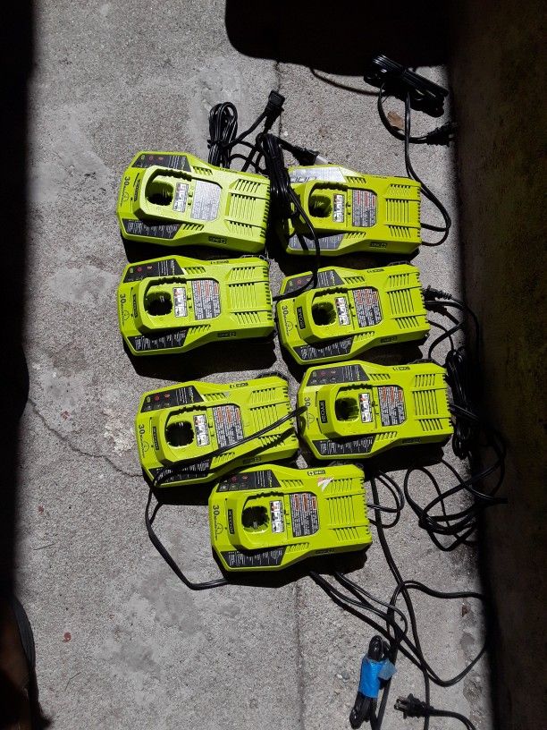 Ryobi 18v Charger $30 Each Price Firm