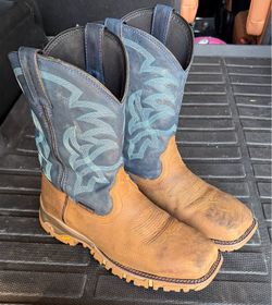 Tony lama steel toe work boots