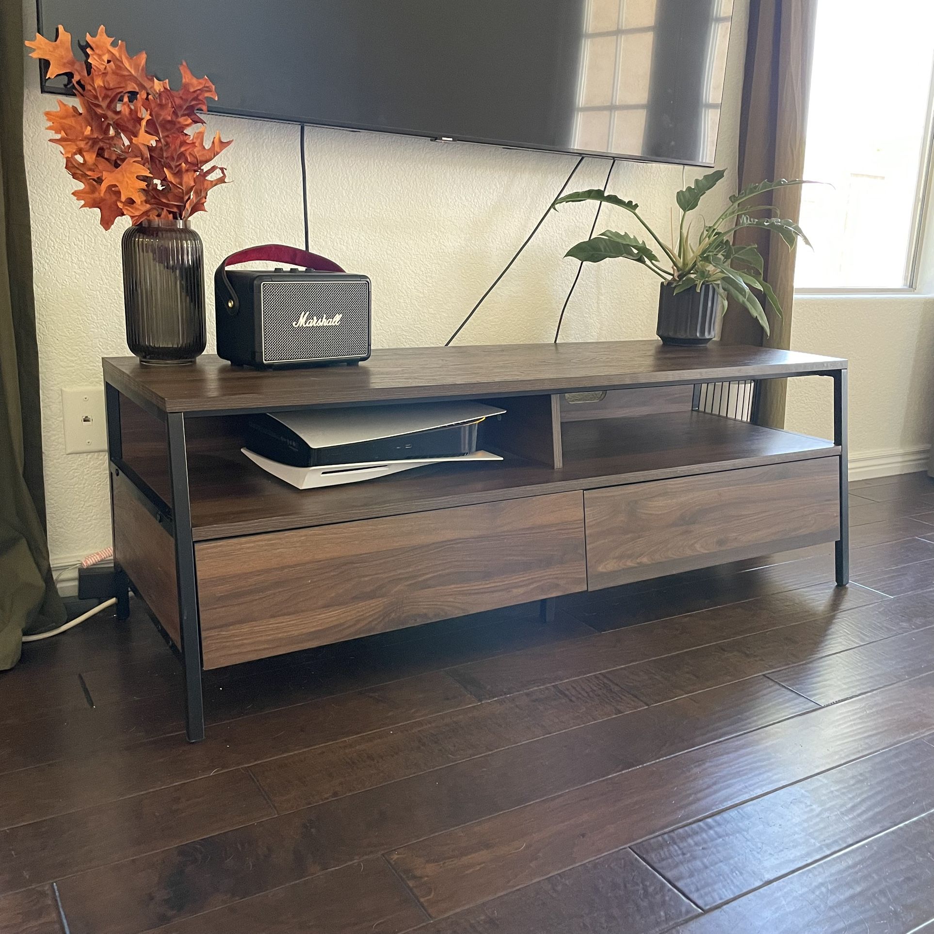 Loring TV Stand with Drawers Walnut Brown - Project 62â„¢