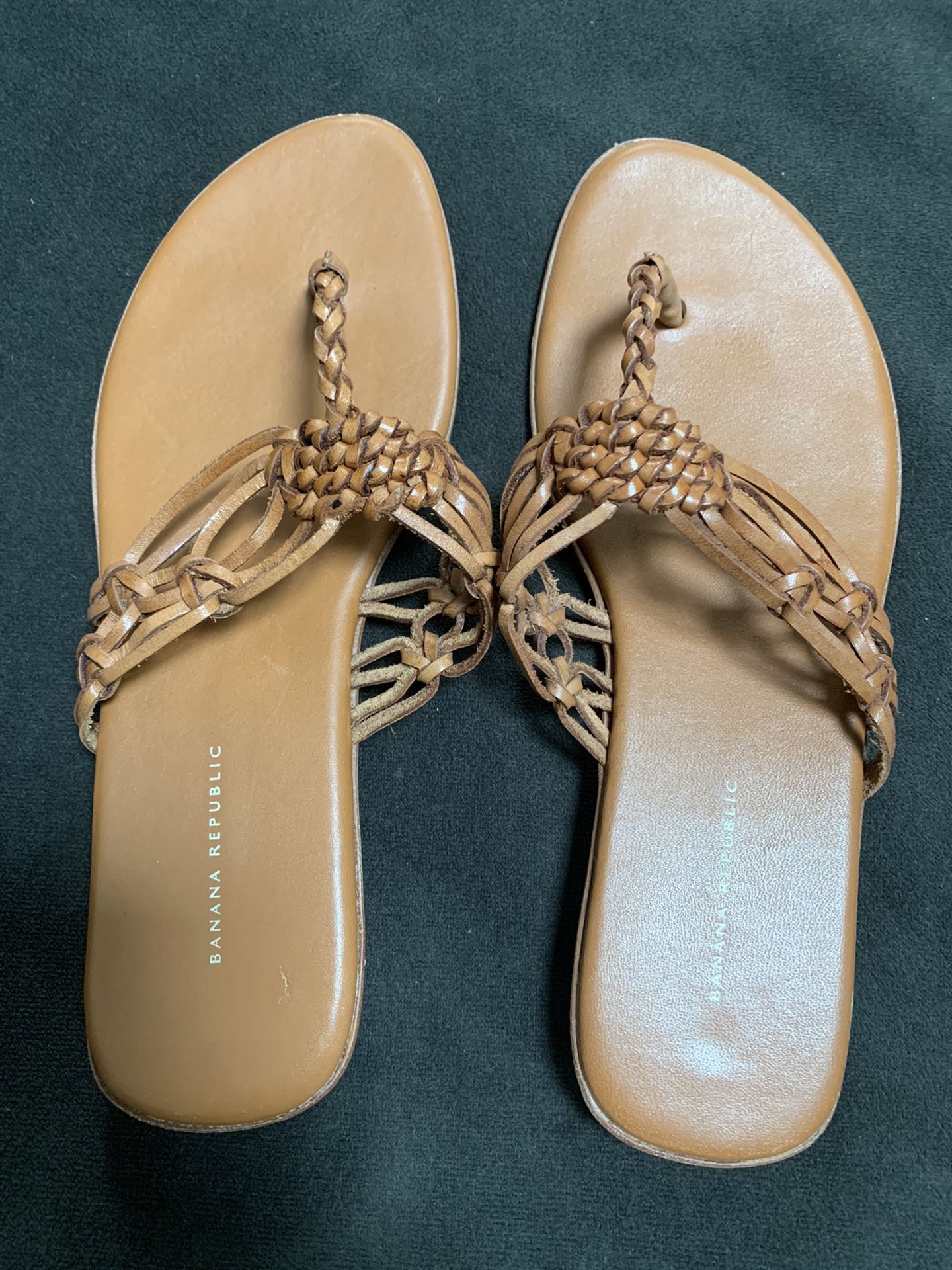 Banana republic leather strap sandals