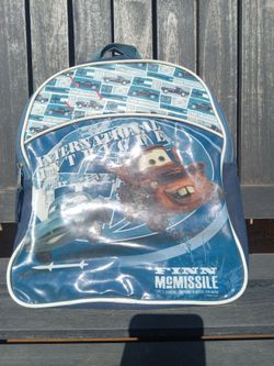 Disney Pixar Cars 2 Finn McMissile Kids Backpack