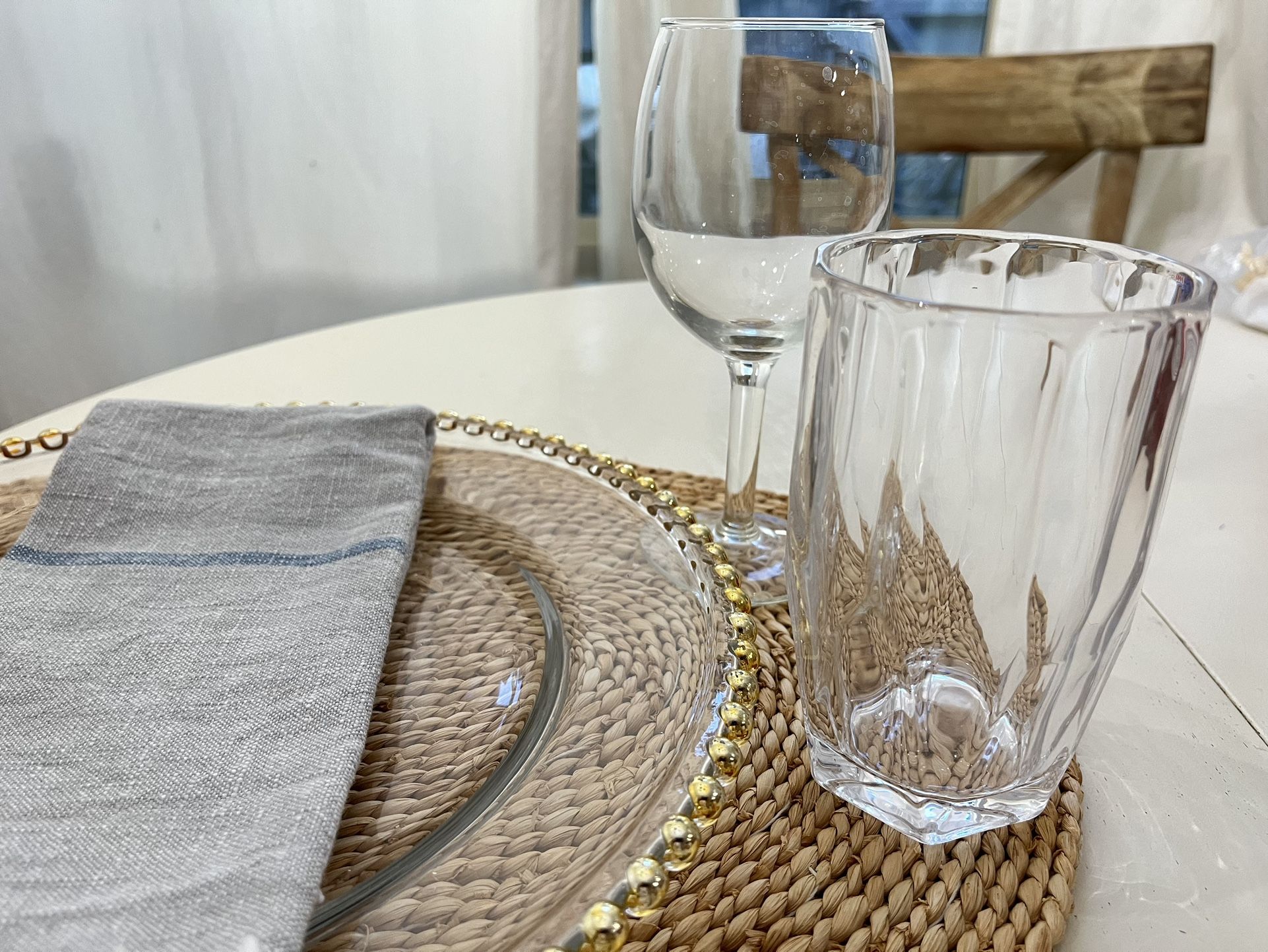 Glassware $10 for 10 strong glasses ( retail price $6each). I have just 150 glasses now