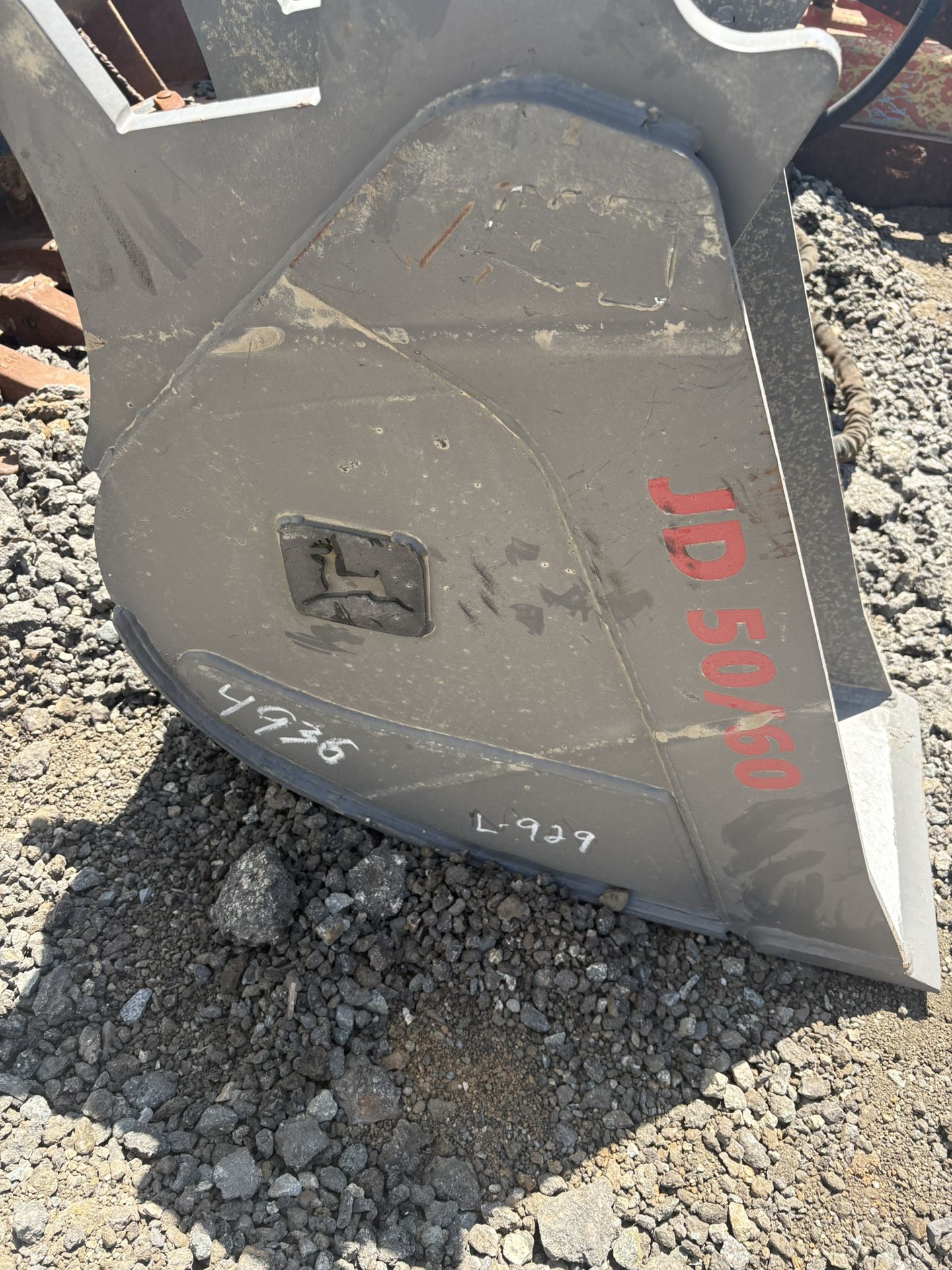 John Deere 12 inch smooth bucket for 50 or 60 G mini excavator