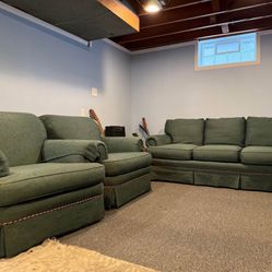 Matching Couch Set Two Chairs