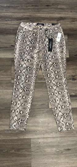 Woman Snake Skinny Pants 