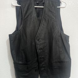 Vintage Wilson’s Leather Biker Vest Medium M 