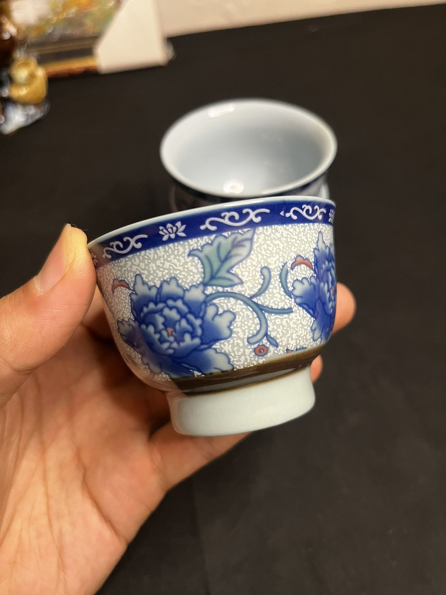 Set Of 4 Antique China Tea Cups