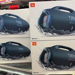 JBL Boombox 4. 34 hours Battery Life.  Waterproof.  Brand New.