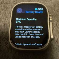 Apple Watch Ultra 1 - Perfect Condition, Sweet Price save speak