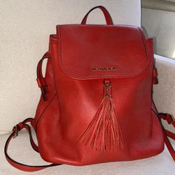 Micheal Kors Leather Backpack 
