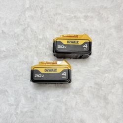 Dewalt 4Ah Batteries 2-Pack