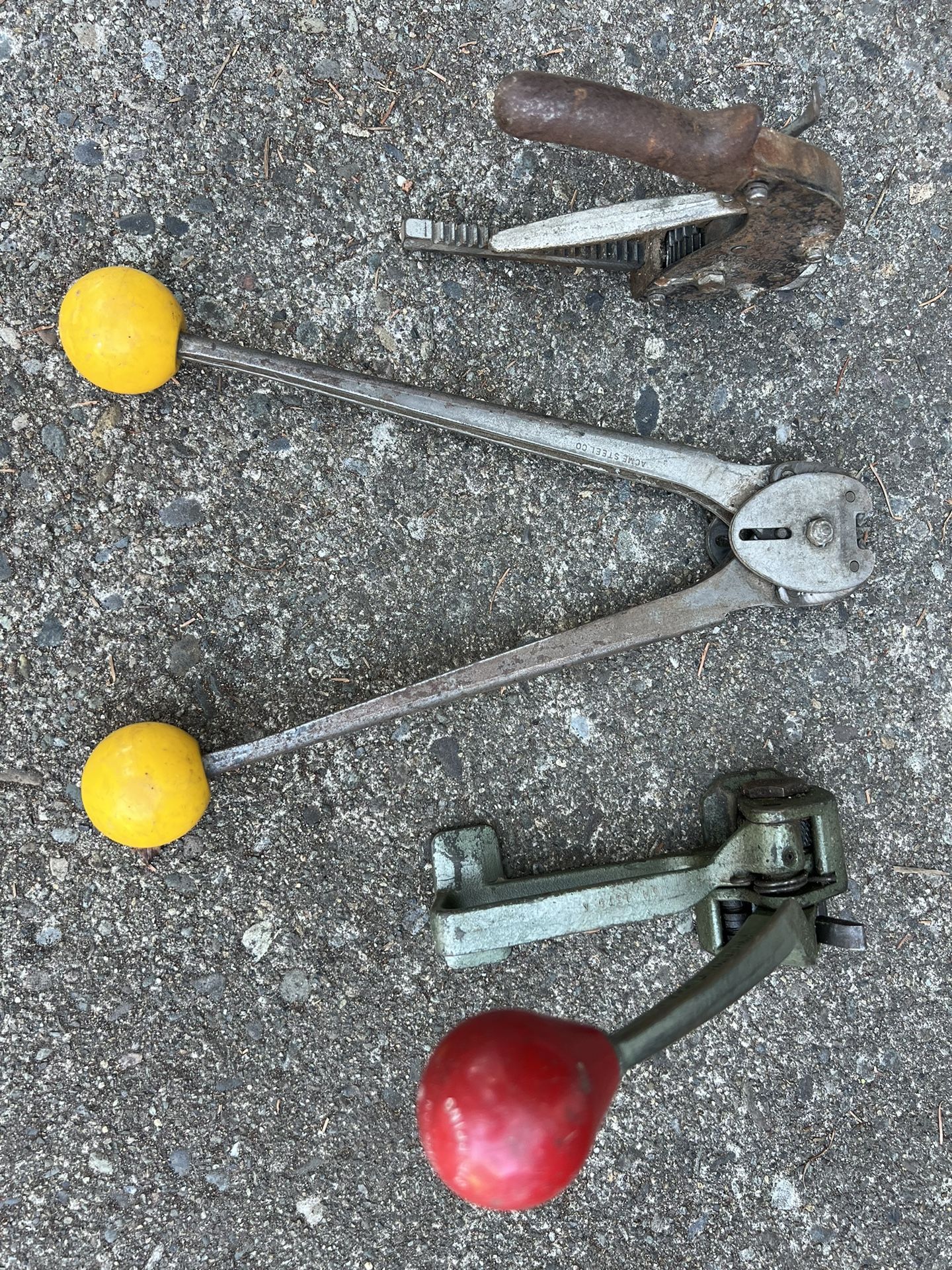 Brainard Division Strapping Tensioner & Acme Steel Co Tensioner & Band Clamp