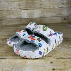 Disney Parks Christmas Pixar Toy To The World Clogs Crocs Women 8 / Men 6