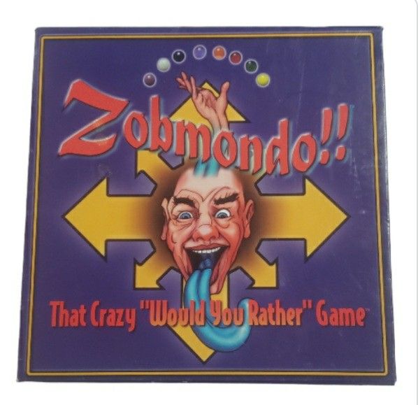 vintage Would You Rather Zobmond board Game 1998 Complete