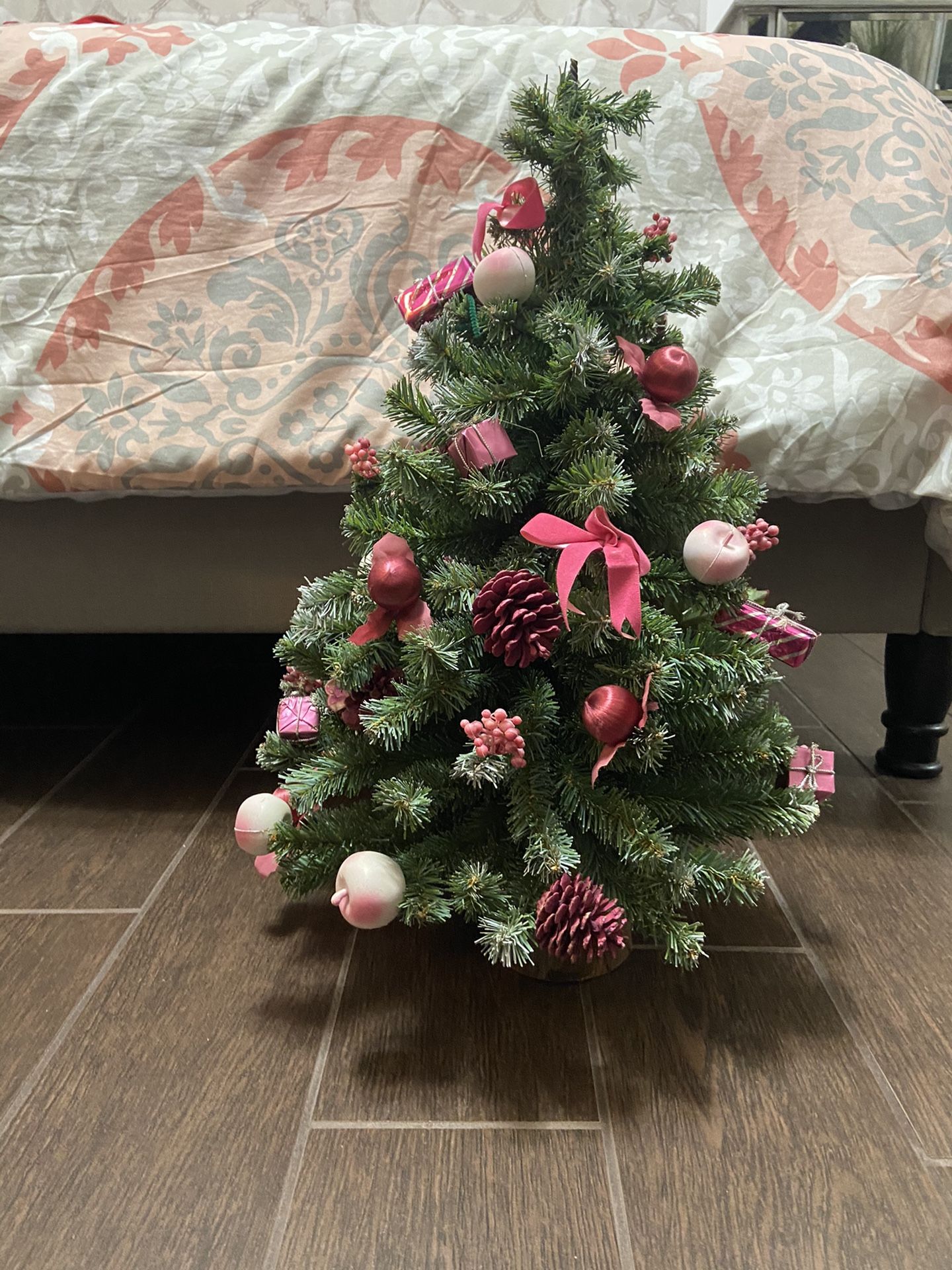 Mini Christmas Tree with Lights – The Old Store at Grassy Creek