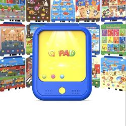 🧸Q PAD : Bilingual talking tablet for kids- 40 Lessons !  CHRISTMAS GIFT 