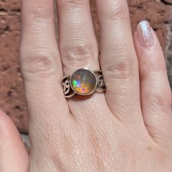 Ethiopian Opal Ring 