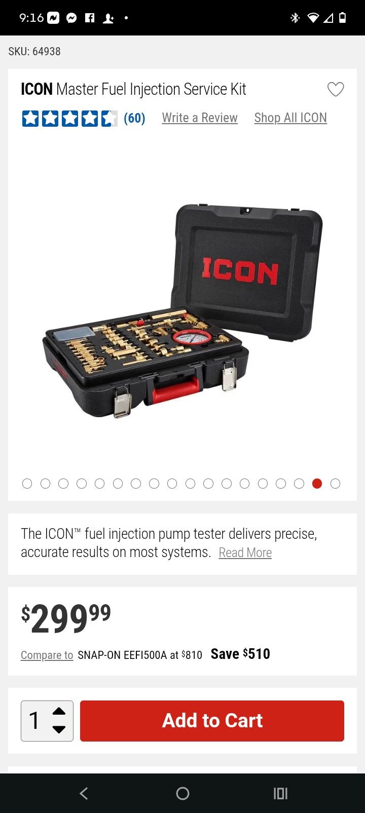 ICON Master Fuel Injection Service Kit