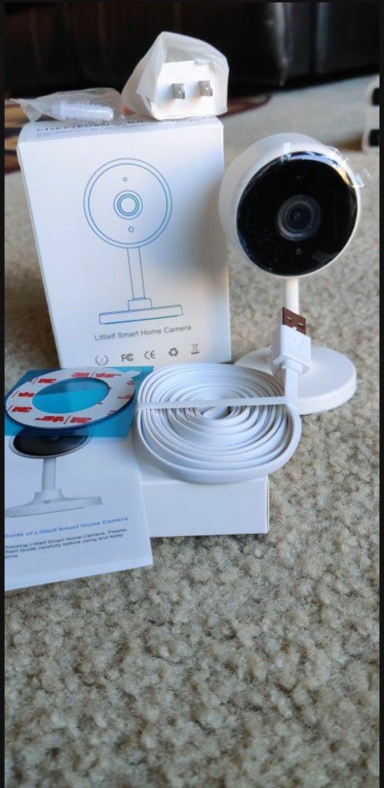 ndoor Security Camera, 1080P HD Wireless Home Cameras with Mobile App WiFi Plug-in Baby Monitor with Night Vision & Two Way Audio & Motion Detection f