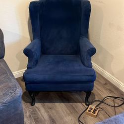 Blue Accent Chair