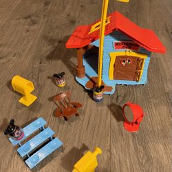 Vintage Hasbro Mickey Mouse Club House Figures and Accessories 